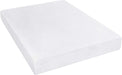 White Plush Full Memory Foam Mattress