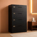Lockable 4-Drawer Lateral File Cabinet for Office/Home