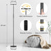 Bright LED Torchiere Floor Lamp with Stepless Dimming