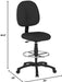 Ergonomic Drafting Chair in Black (No Arms)