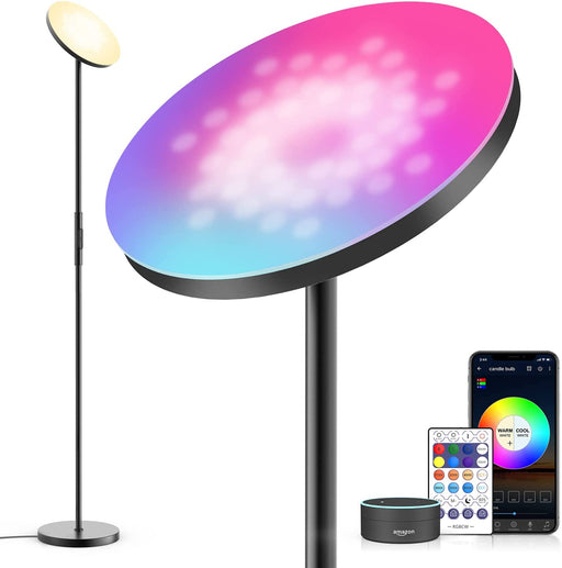 Smart RGB Floor Lamp Works with Alexa Google Home