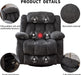 Massage Swivel Rocker Recliner with Heat and Vibration