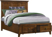 San Mateo Youth Storage Bed with 4 Legs, Tuscan, Full Platform