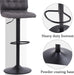 Swivel Barstools with Back, Set of 2