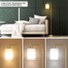 Gold Glass Shade LED Floor Lamp with Foot Control