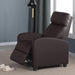 Set of 2 PU Leather Padded Recliner Chairs