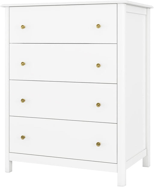 Modern 4-Drawer Chest of Drawers, Nursery, Living Room