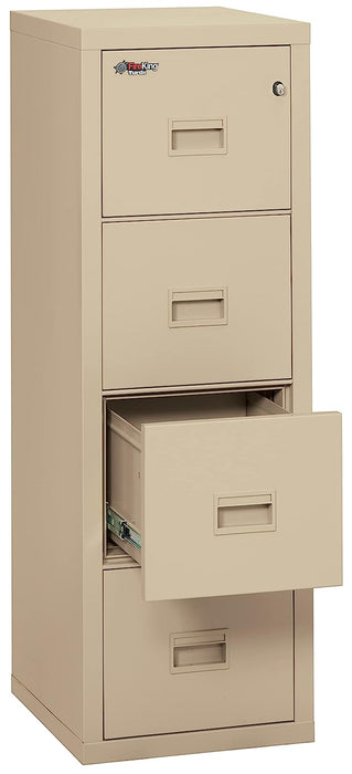 Fireproof Turtle File Cabinet, Parchment, 52.75″H X 17.75″W X 22.13″D