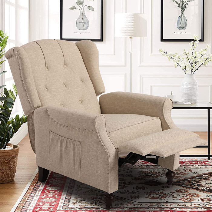 Wingback Recliner Chair with Massage and Heat