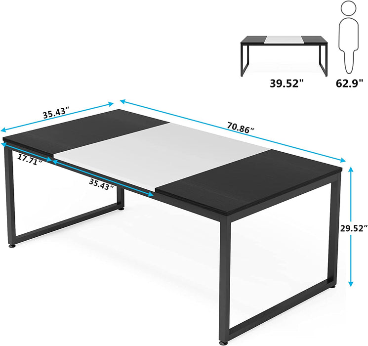 6-Person Modern Rectangular Dining Table