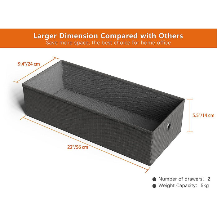 47″ Desk with Drawers and Shelves for Home Office