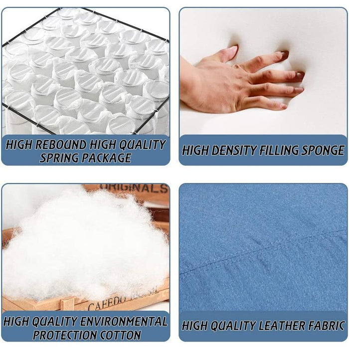 Living Room Home Theater Single Recliner Chair, Blue