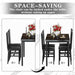 4-Piece Faux Marble Dining Table Set