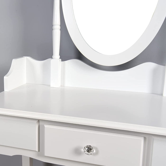 Girls Vanity Table Set with Mirror