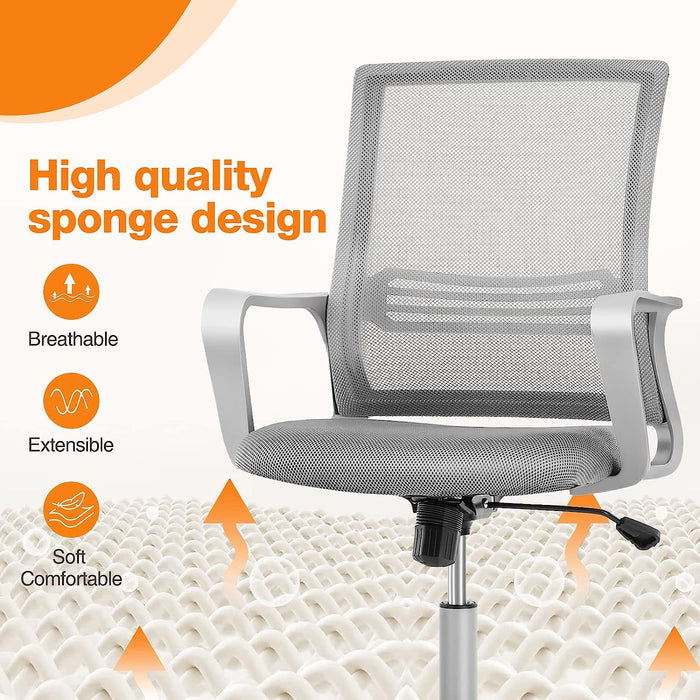 Ergonomic Home Office Chair with Lumbar Support