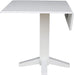 Square Dual Drop Leaf Dining Table, 36", White