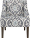 Suri Blue Velvet Accent Chair by Homepop