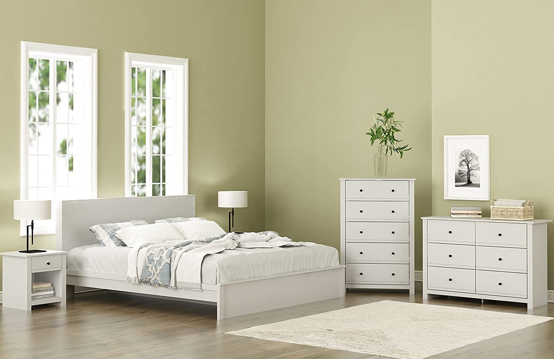 Galano Genoa 5 Drawer Dresser, Tall Storage