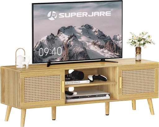 Rattan TV Console for 55 Inch TV