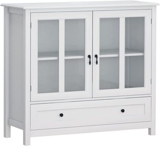 White Floor Stand Sideboard Buffet Cabinet