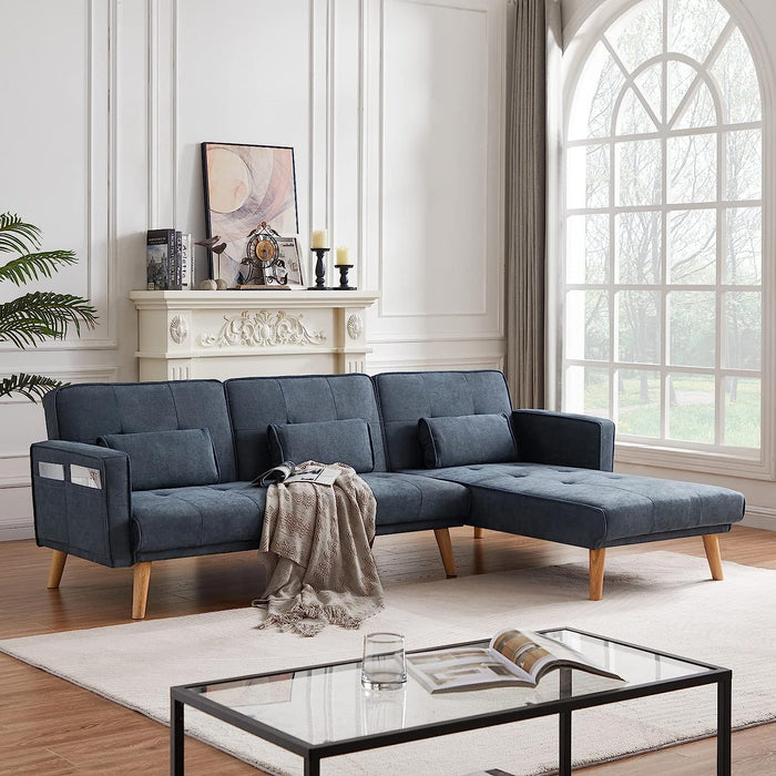 L Shaped Sectional Sofa With Chaise Lounge