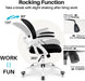 Adjustable Swivel Chair with Breathable Mesh