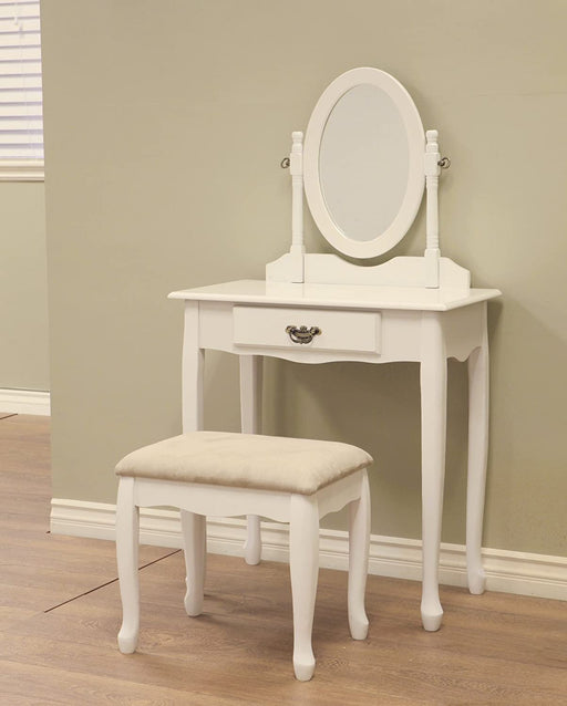 Frenchi Furniture White Vanity Set