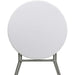 Granite White Plastic Folding Table - 2.63 Feet Round