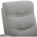 Fabric Power Swivel Glider Rocker Recliner Chair (Light Grey)