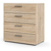 Oak Structure 4-Drawer Pepe Chest