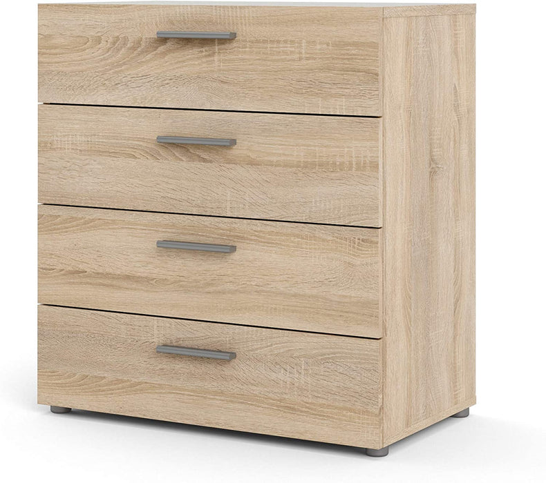 Oak Structure 4-Drawer Pepe Chest