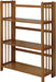 Stackable Chestnut Bookcase - 3 Shelves, 27.5″ Wide