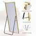 Gold Full Length Floor Mirror