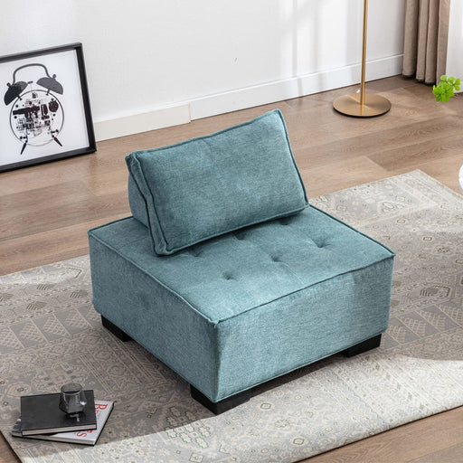 Teal Modern Lounge Chair for Living Room