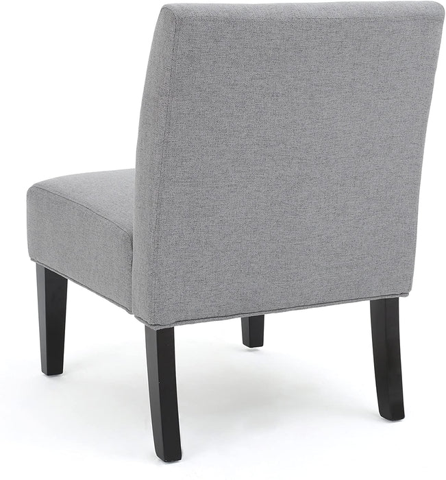 Set of 2 Grey Accent Chairs