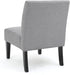 Set of 2 Grey Accent Chairs