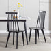 Duhome Wood Dining Chairs Set of 2, Black
