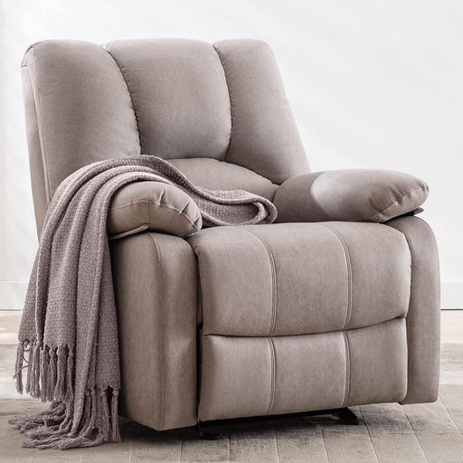 Power Recliner Chair Performance Fabric, Grey