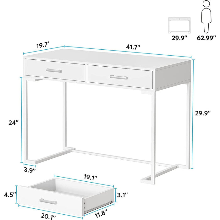 White Vanity Table Dressing Desk