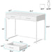 White Vanity Table Dressing Desk
