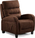 Contemporary Lounge Recliner Chair, Brown