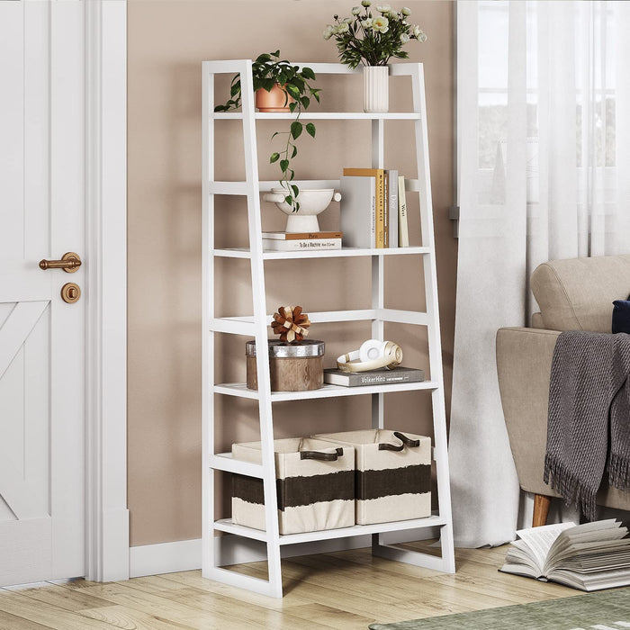 4-Tier Bamboo Bookcase for Organized Living Space