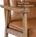 Retro Leather Armchair for Home or Office