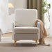 Teddy Fleece Accent Chair for Modern Living Room