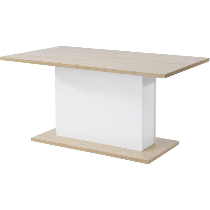 Extensible Dining Table for 4-8P, Wooden Top