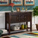 Cambridge Series Sideboard Table with Bottom Shelf, Espresso