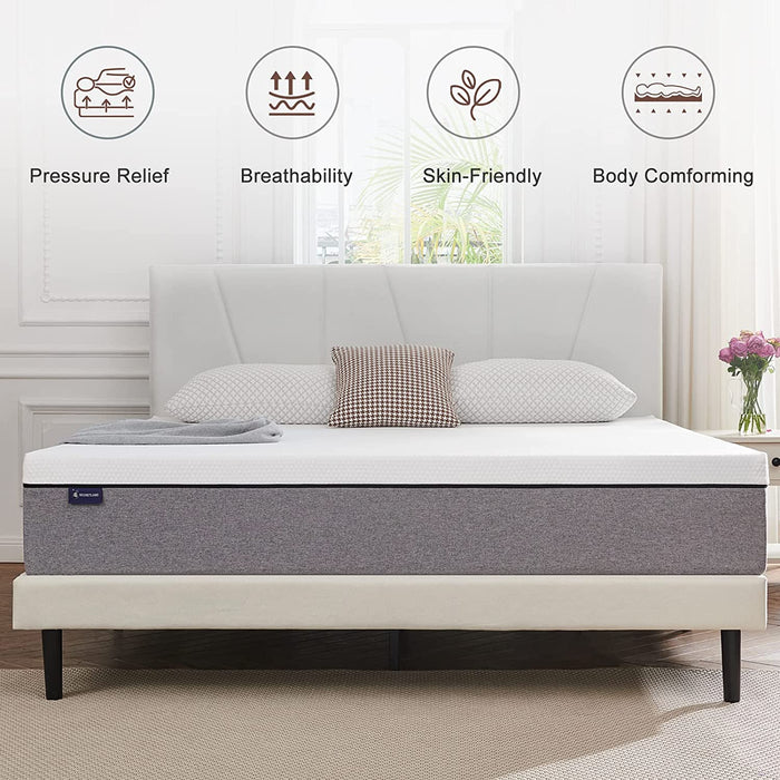 6″ Gel Memory Foam Twin Mattress, Medium