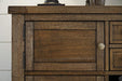 Moriville Rustic Brown Dining Room Buffet