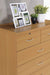 7-Drawer Beech Dresser with Top Locks