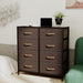 Brown 8-Drawer Furniture Storage Tower Unit